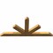 Ekena Millwork Saratoga Rough Sawn Timber Gable Bracket, Western Red Cedar, 84"W x 38"H x 4"D x 6"F, 11/12 Pitch GBW084X38X0406SAR00RWR - alternate 4
